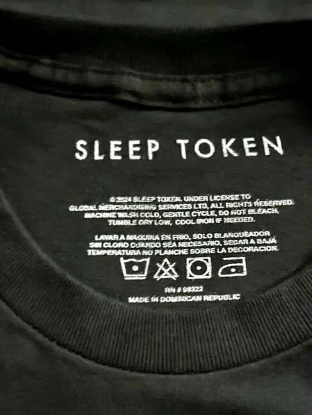 Sleep Token Vessel Sword Black Shirt - Picture 2 of 3